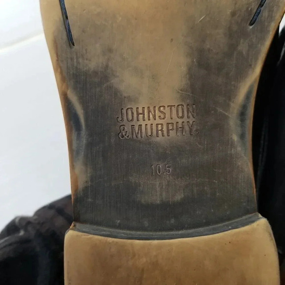 Johnston & Murphy Conard Double  Monk Strap Black Oxford Dress Shoes 10.5 - Picture 7 of 16